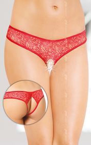 Жіночі стрінги - G-String 2446, red M/L