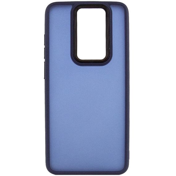 Чехол TPU+PC Lyon Frosted для Xiaomi Redmi Note 8 Pro Navy Blue | Зображення 1