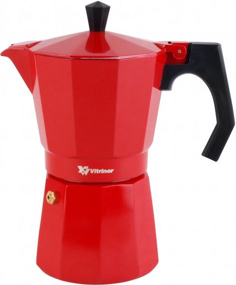 Кофеварка гейзерная Vitrinor Praga VR-1224245 200 мл 6 чашек | Зображення 1
