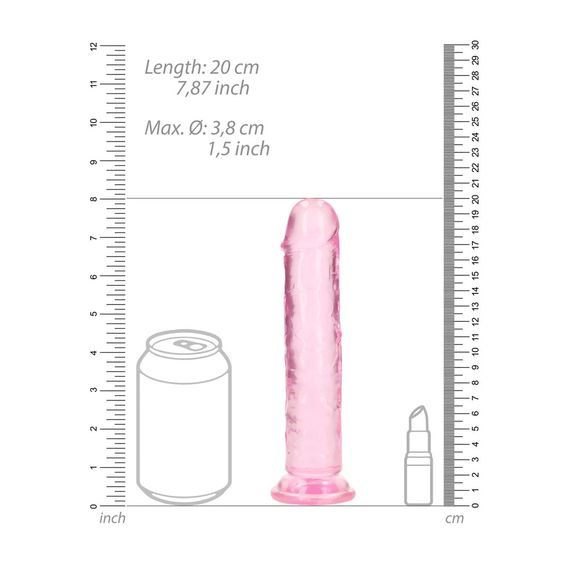 Фалоімітатор - Realrock Dildo 7'' Pink Sex Aura | Зображення 6