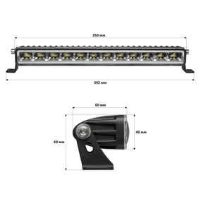 Світлодіодна фара-люстра StarLight 60watt 10-30 V IP68 (lsb-60W)