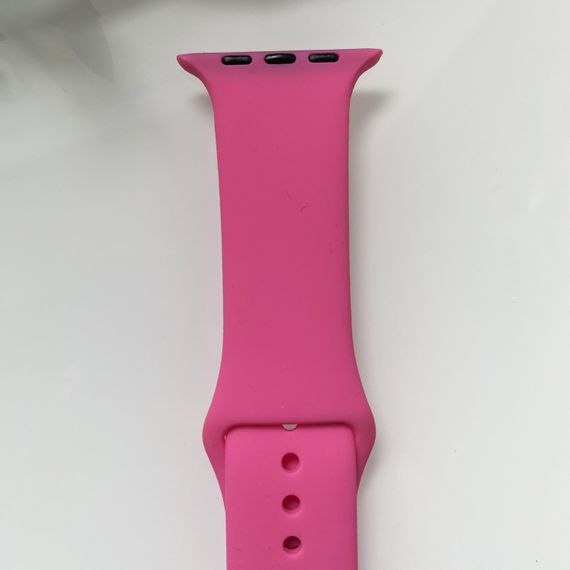 Силіконовий ремінець для розумного годинника Smart Watch 38/40 (Рожевий)