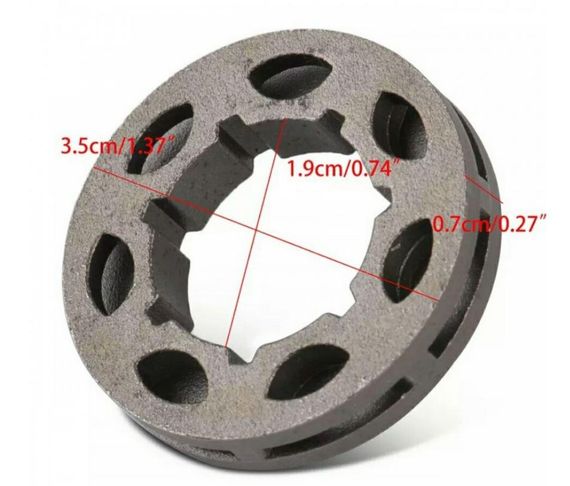 Звезда бензопилы венец привода (3,8/7) 19mm Goodluck 3800 | Зображення 1
