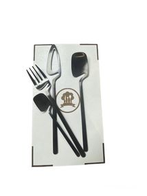Набір столових приладів Kitchen на 4 персони Black