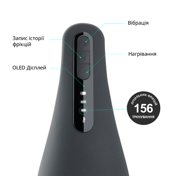 Мастурбатор Otouch AIRTURN 1, 7 режимов вибрации, 2 уровня подогрева, счетчик фрикций | Зображення 4