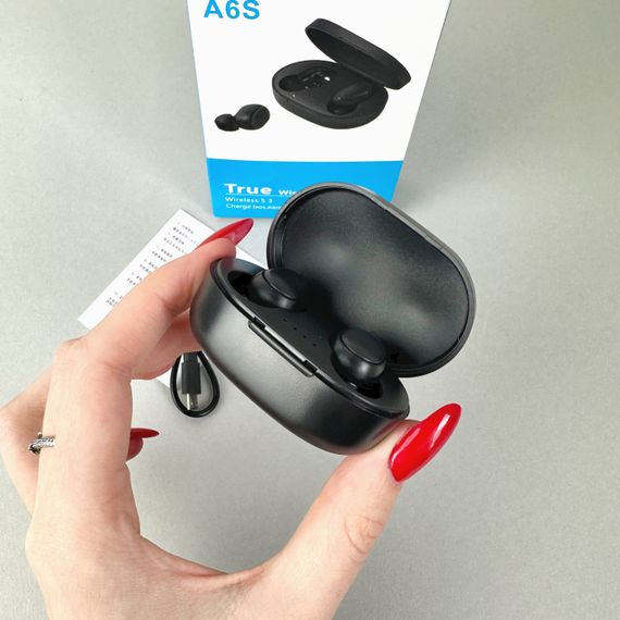 Бездротові навушники A6S series, EarBuds (Чорний) | Зображення 3