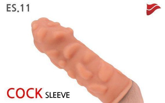 Насадка на член Kokos Extreme Sleeve 011 размер M, утолщающая, стимулирующий рельеф | Зображення 1