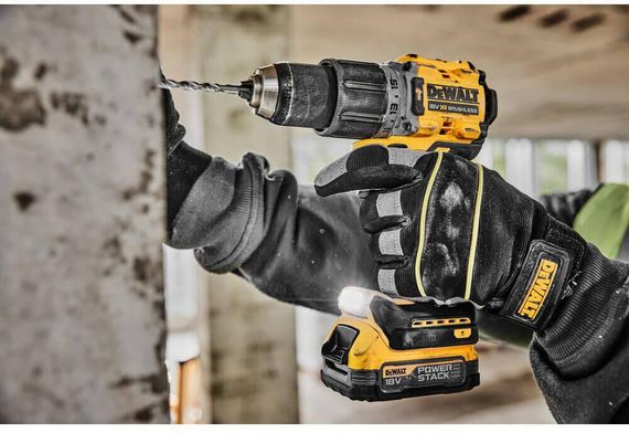 Дрель-шуруповёрт аккумуляторная бесщёточная ударная 90 Нм DeWALT DCD805E2T | Зображення 2