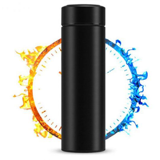 Термос с индикатором температуры 0.5 л, Умный термос с металлическим корпусом, Умный термос с экраном | Зображення 3