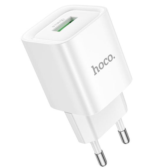 СЗУ Hoco C145A Charm QC3.0 18W (1USB-A) White | Зображення 3