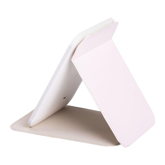 Дзеркало з лед підсвічуванням настільне складне 19.5х13.5 см косметичне для макіяжу Біле HP-10-8AP | Зображення 6