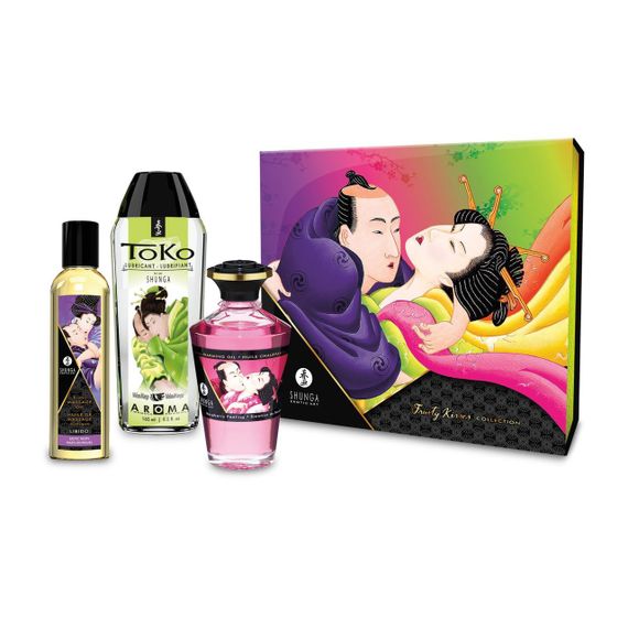 Подарочный набор Shunga FRUITY KISSES: фруктово-ягодное удовольствие Sex Aura