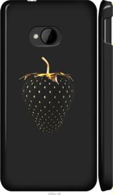 Чохол на HTC One M7 Чорна полуниця "3585m-36-24368"