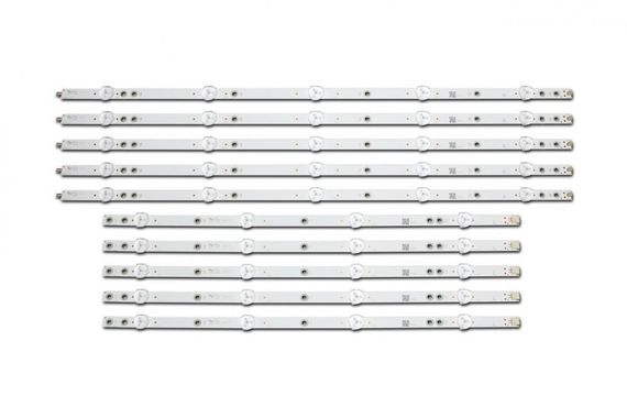 LED підсвітка Philips TV 50" LB50086 V0_00 V1_01 L+R LB50082 LB50089 LB-PM3030-GJCD505X9AH22-Y 10шт.