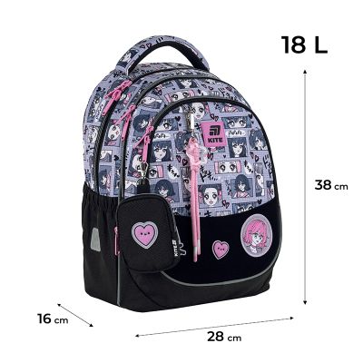 Рюкзак школьный Kite Education 700 Anime Girl (K25-700M-1) | Зображення 7