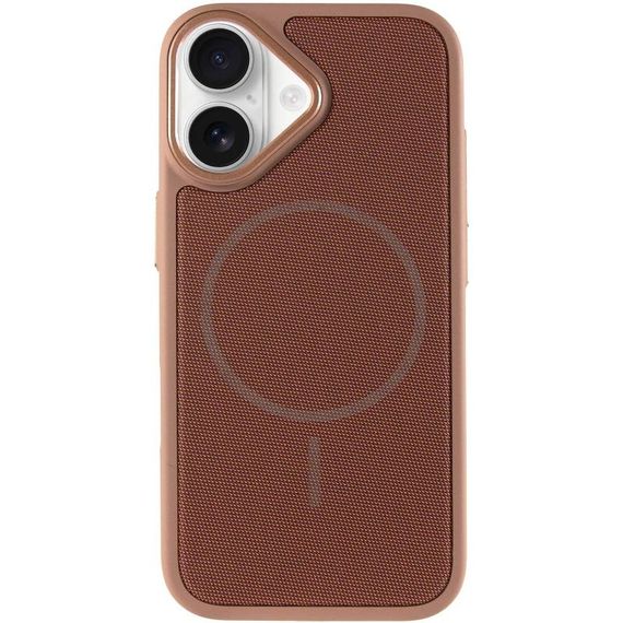 Чохол PC Textile Hybrid with Magnetic Fit для Apple iPhone 17 (6.3") Desert Gold | Зображення 1