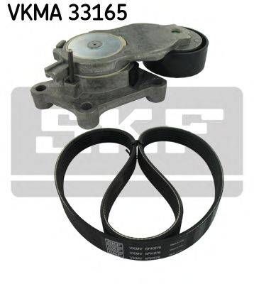 Комплект ременів поліклинових (Вир-во SKF) SKF VKMA33165 на CITROËN C4 II (B7)