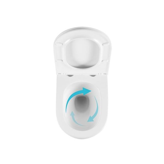 Готовое решение Qtap для ванной комнаты: подвесной унитаз Taurus Ultra Quiet 515×360×350 + комплект инсталляции Nest 4 в 1 | Зображення 5