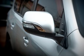 Зеркала в сборе Executive (1 шт) Черное (правое) для Toyota Land Cruiser 200