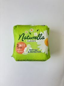 NATURELLA Классик Женские гигиенические прокладки с крылышками Нормал ароматизированный 10шт