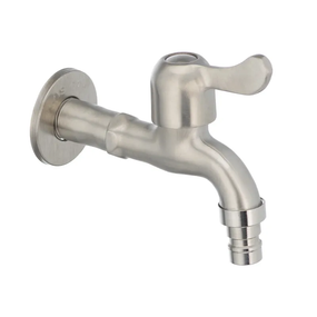 Кран для холодной воды 1/2" Mixxus BIB-03 (нерж. сталь) (SS0052)