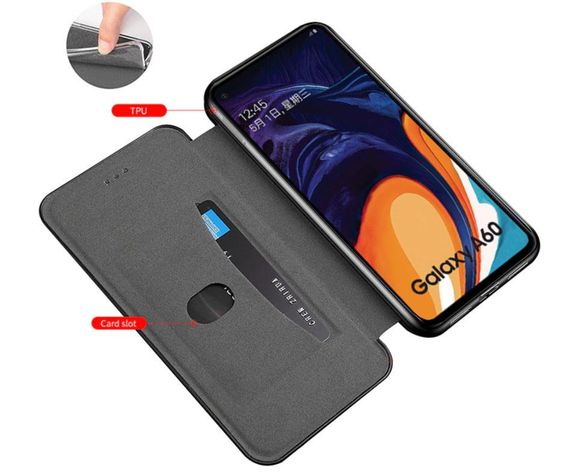 Чехол-книжка Primolux Besus для Samsung Galaxy A60 (SM-A606) - Black | Зображення 2
