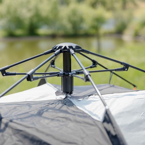 Палатка автоматическая трехместная 2 на 2 (м) кемпинговая туристическая LU-016B Черный | Зображення 5