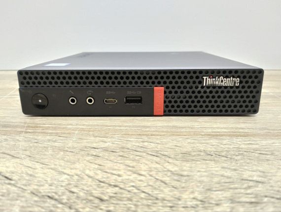 Неттоп Lenovo ThinkCentre M720q Tiny USFF / Intel Core i3-8100T (4 ядра по 3.1 GHz) / 8 GB DDR4 / 240 GB SSD / Intel UHD Graphics 630 / USB 3.1 б/в | Зображення 1