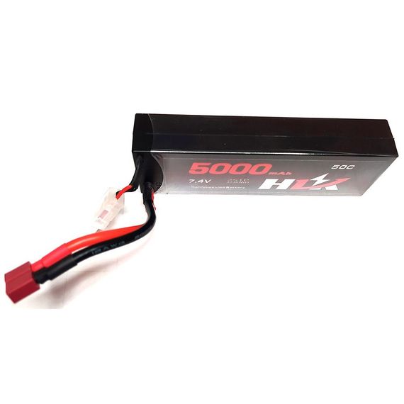 Акумулятор HLK 7.4v 5000 mAh Li-Po 2s 50C Hard Case  коннектор T plug | Зображення 3