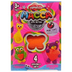 Набор креативного творчества Масса для лепки "MASTER DO" MMD-02-01, 4 цвета Вид 4