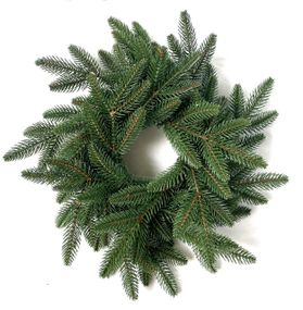 Вінок різдвяний Classic литий d-40 см зелений