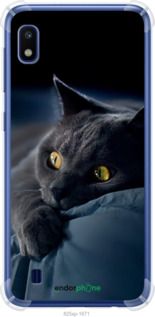 Чохол на Samsung Galaxy A10 2019 A105F Димчастий кіт "825sp-1671-2448"