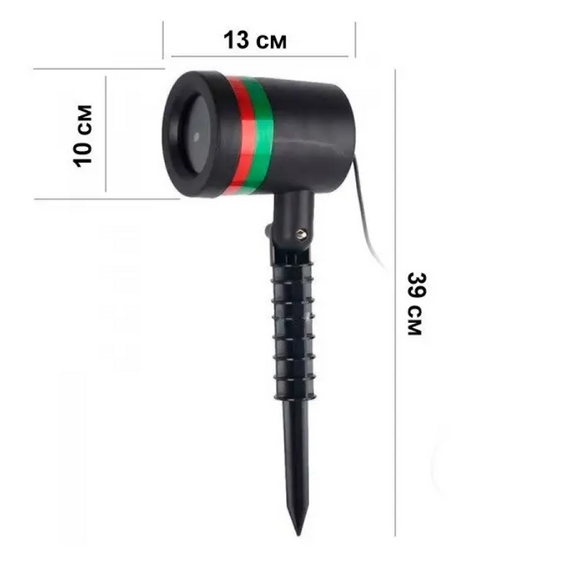 Лазерний зоряний проєктор star shower laser light, Зірковий проєктор для дому та вулиці   знижка | Зображення 8