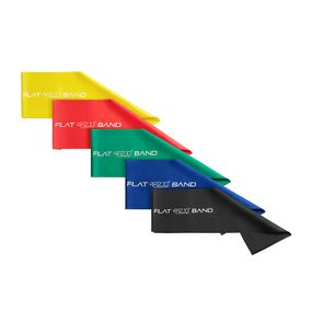 Стрічка-еспандер 4FIZJO для спорту та реабілітації Flat Band 200 х 15 cм 1-15 кг 5 шт 4FJ1127 (P-5907222931127)