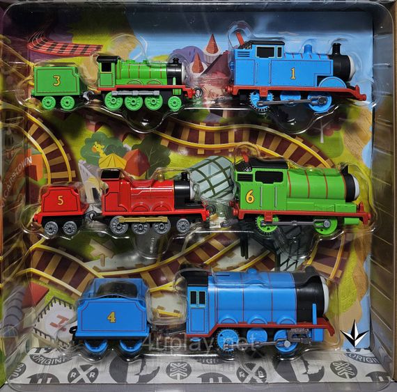 Набір із 5 класичних паровозиків Томас і друзі з ювілейної серії до 80-річчя Thomas & Friends Оригінал Fisher-Price | Зображення 2