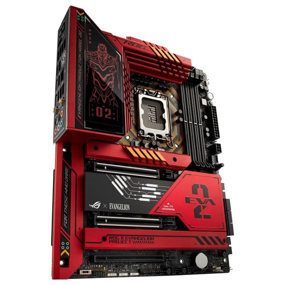 Материнcька плата ASUS ROG MAXIMUS Z790 HERO EVA-02 s1700 Z790 4xDDR5 M.2 HDMI USB Type-C Wi-Fi BT ATX (90MB1FL0-M0EAY0) | Зображення 2