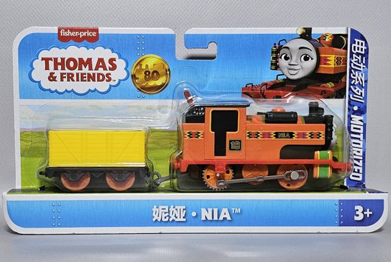 Класичний моторизований поїзд Нія із ювілейної серії до 80-річчя Thomas & Friends Оригінал Fisher-Price | Зображення 6