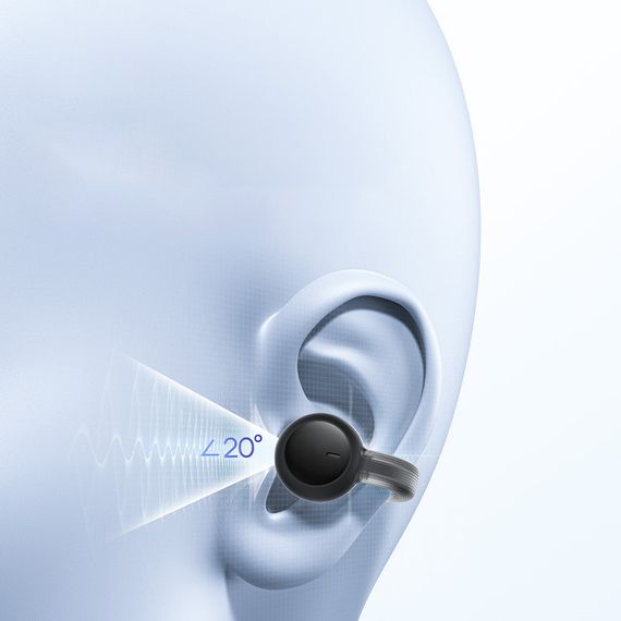 Бездротові TWS навушники Baseus AirGo 1 Ring Open-Ear (A00069201) Cluster Black | Зображення 3