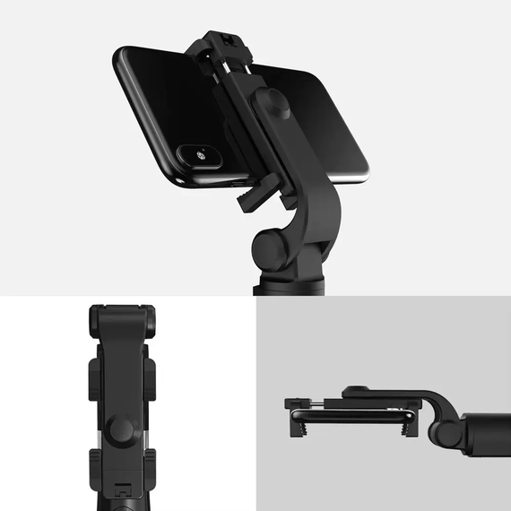 Монопод-штатив Fashion Selfie Stick L02 black для телефона, фотоапарата, екшн камери | Зображення 2