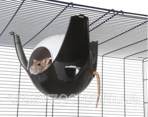 Будиночок для гризунів Savic Sputnik XL сіро-чорний 29х26.9х19 см 0194 | Зображення 2