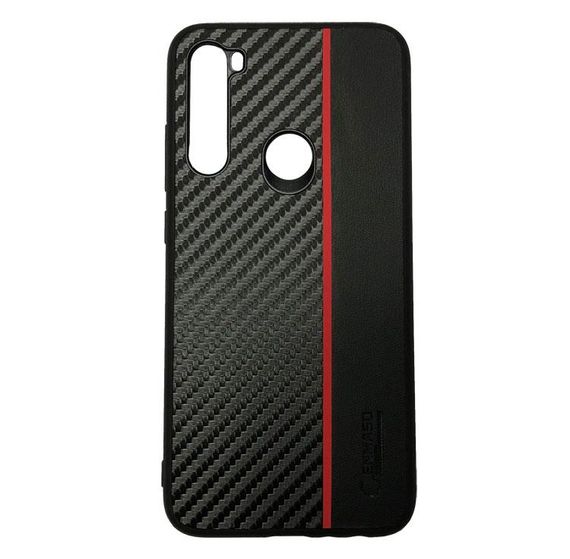 Чохол накладка Primo Cenmaso Xiaomi Redmi Note 8 - Black&Red | Зображення 1