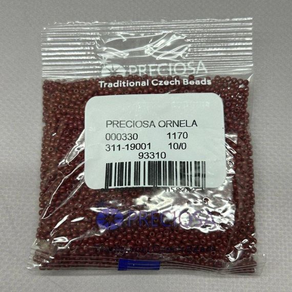 Бисер чешский Preciosa 10/0, цвет 93310 - 5 г | Зображення 1