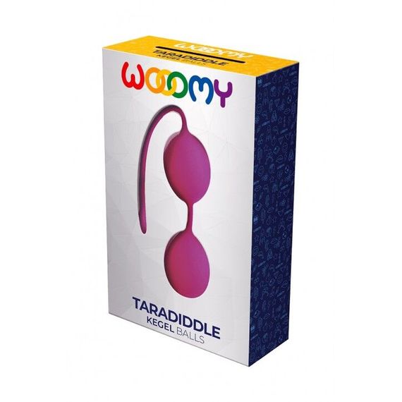Вагінальні кульки Wooomy Taradiddle Kegel Ball, діаметр 3,5 см, маса 54 г | Зображення 2