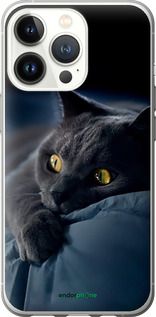Чохол на iPhone 13 Pro Димчастий кіт "825u-2372-2448"