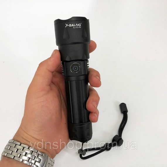 Компактный портативный фонарь, Усиленный ручной фонарик, Мощный светодиодный фонарь UZ-48 | Зображення 2
