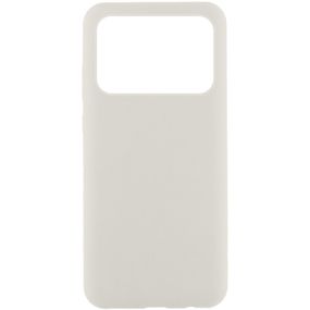 Чехол Silicone Cover Lakshmi (AAA) для Xiaomi Poco X6 Pro Белый / White