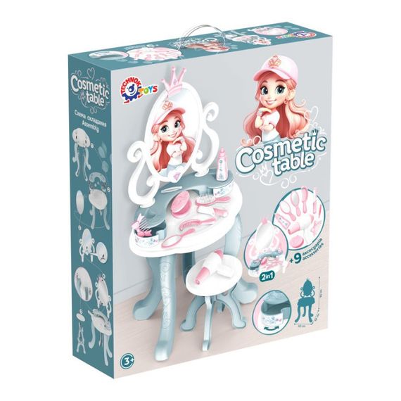 Дитячий ігровий набір "Косметичний столик" 1638TXK, безпечне дзеркало | Зображення 7