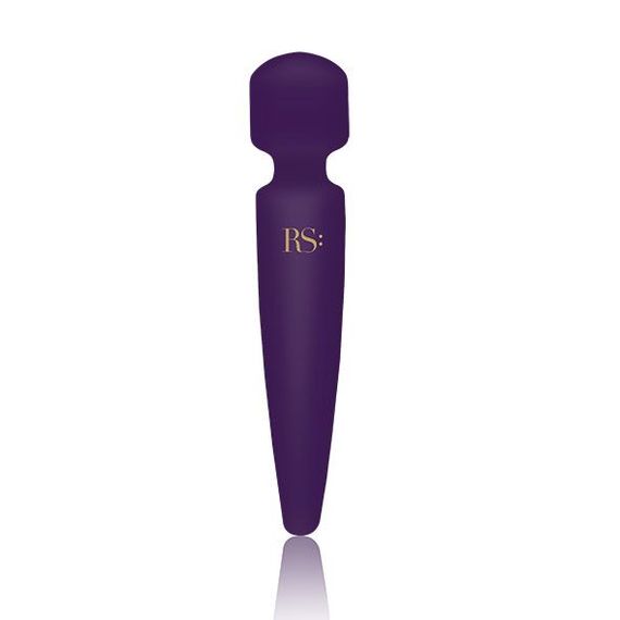 Вібромасажер Rianne S: Bella Mini Wand Purple, 10 режимів, медичний силікон, подарункове паковання | Зображення 2