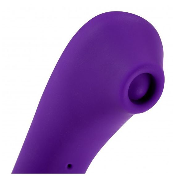 Вакуумно-хвильовий стимулятор клітора для орального сексу SECRET KISS + LICKER violet (Застосунок НЕ Sex Aura | Зображення 4