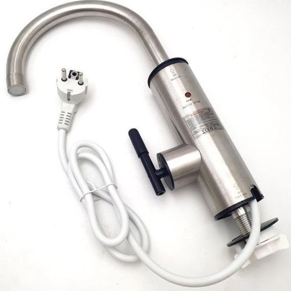 Проточний водонагрівач Delimano RX-0111c LCD дисплеєм 3кВт Кран електричний нижнє підключення | Зображення 4